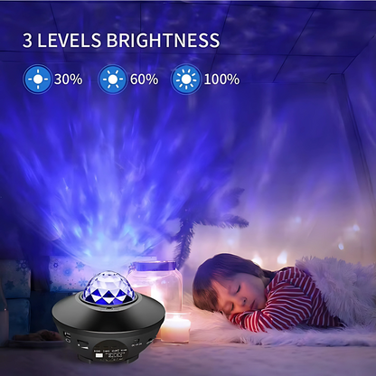 Galaxy Ocean Wave Light Projector